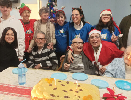 I volontari della Comunità di Sant’Egidio a Casa Serena