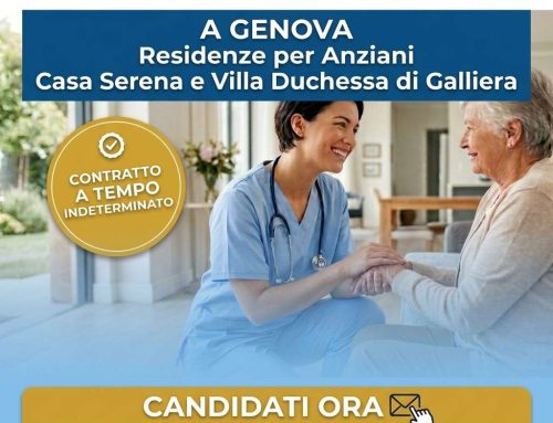 Casa Serena cerca Infermieri, OSS e Addetti all’assistenza anziani